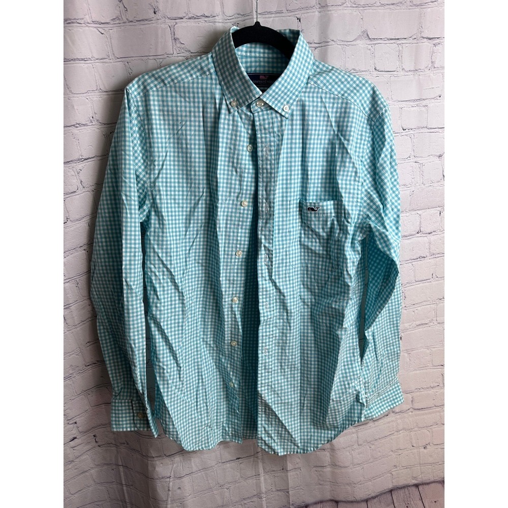 Vineyard Vines Tucker Shirt Gingham Check Classic Fit Button Down XS